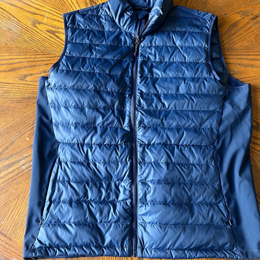 Alpine Design Men’s Sequoia Ridge Down Vest, Size Extra Large, navy